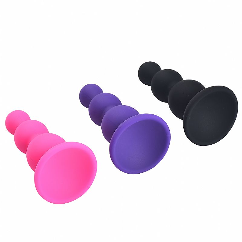 Plug Escalonado em Silicone - 7911