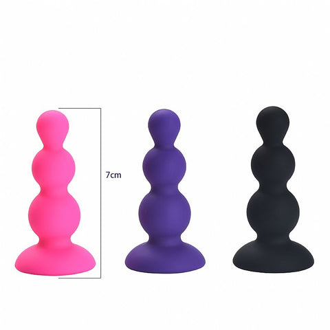 Plug Escalonado em Silicone - 7911
