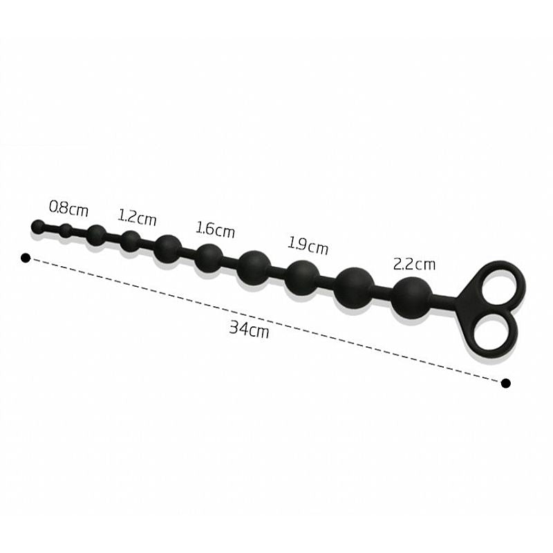 Plug Anal - Escalonado em silicone - 34 cm - 7919