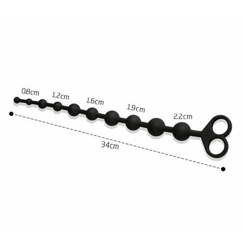 Plug Anal - Escalonado em silicone - 34 cm - 7919