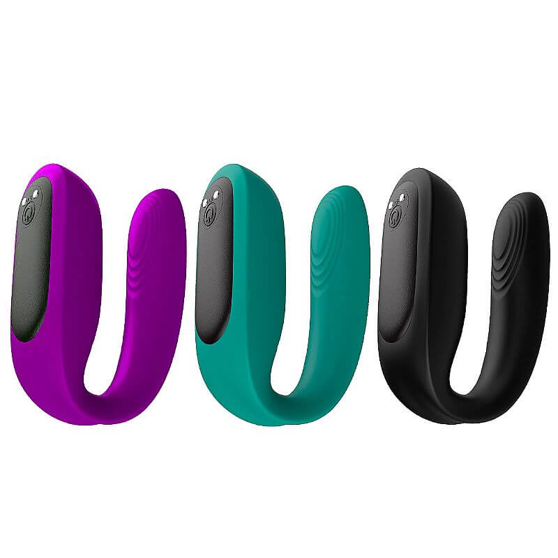 Vibrador  Duplo Para Casais E Controle -6916