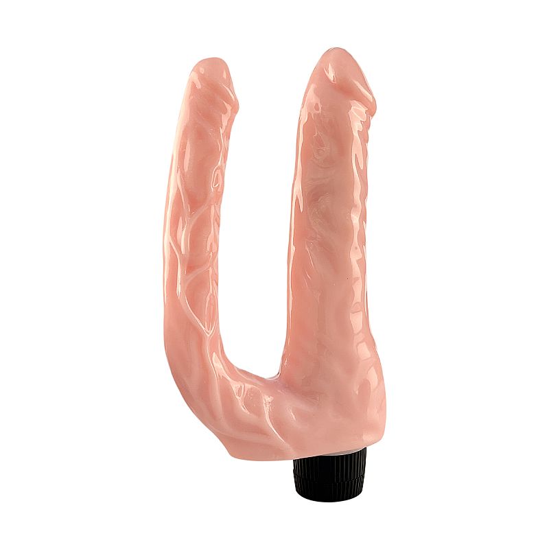 Pênis Realístico Duplo com Vibro - 21,5 x 5,0 - 8219