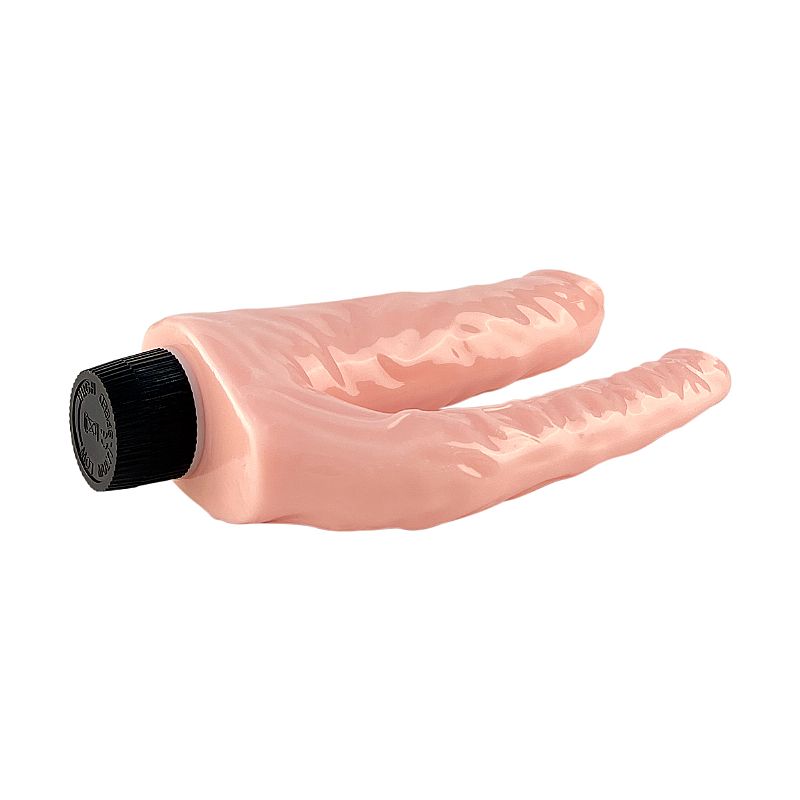 Pênis Realístico Duplo com Vibro - 21,5 x 5,0 - 8219