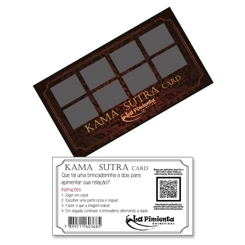 Kit 2 Raspadinhas Strip Tease & Kama Sutra