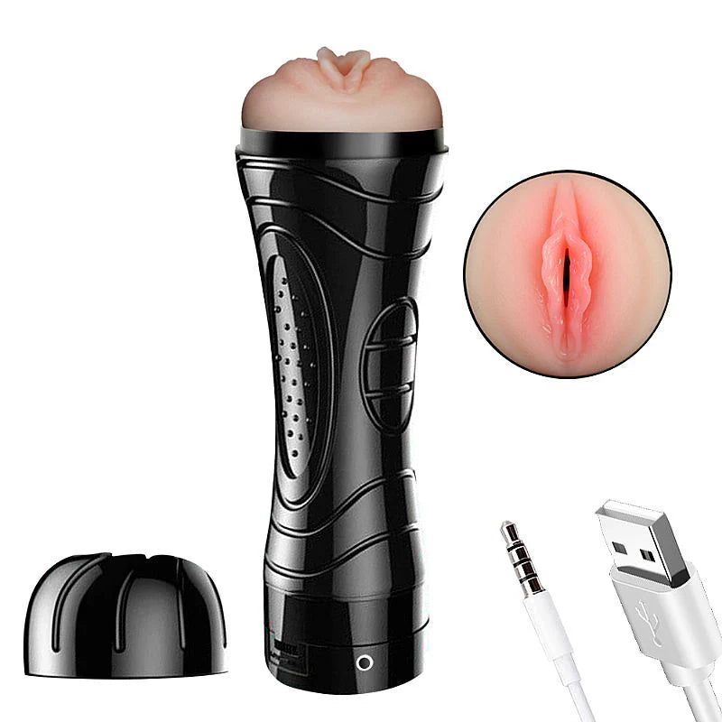 Masturbador Lanterna Recarregável Vagina - 8278