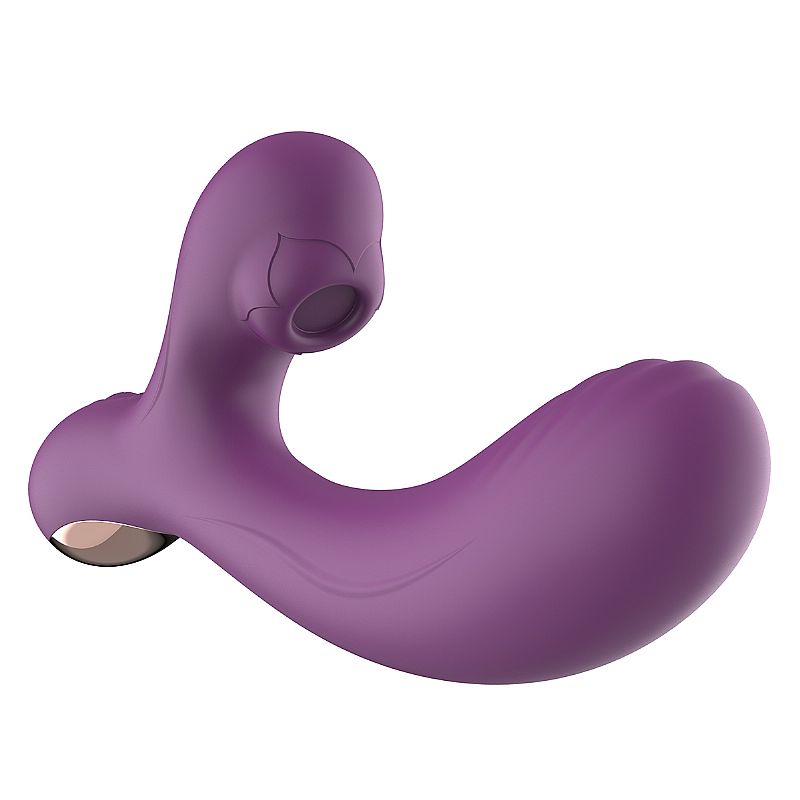 Vibrador de Ponto G e clitóris com Pulsação - 8484