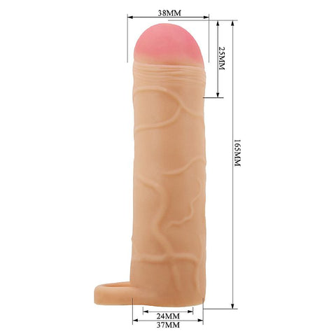 Capa Peniana com Anel para Escroto 16,5x3,8cm - 8561
