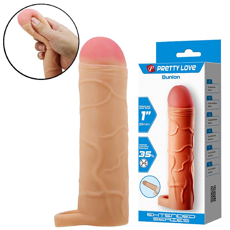 Capa Peniana com Anel para Escroto 16,5x3,8cm - 8561