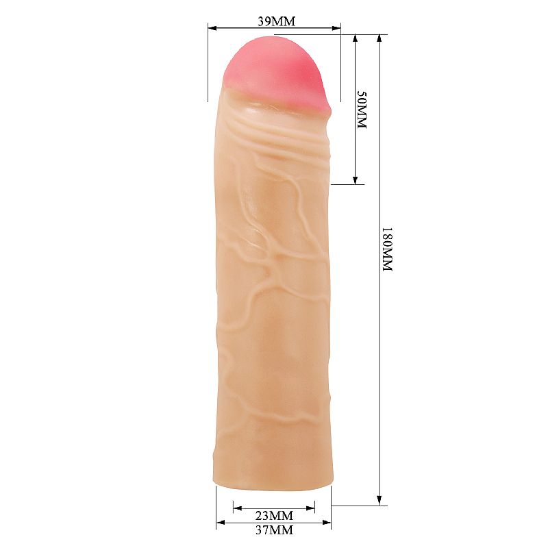 Capa Peniana Realistica Chane - 18,0x3,9 - 8562