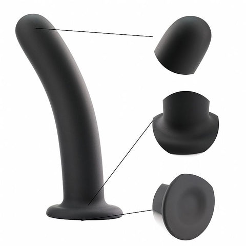 Plug Anal Reto com Ventosa 15x3cm - 8645