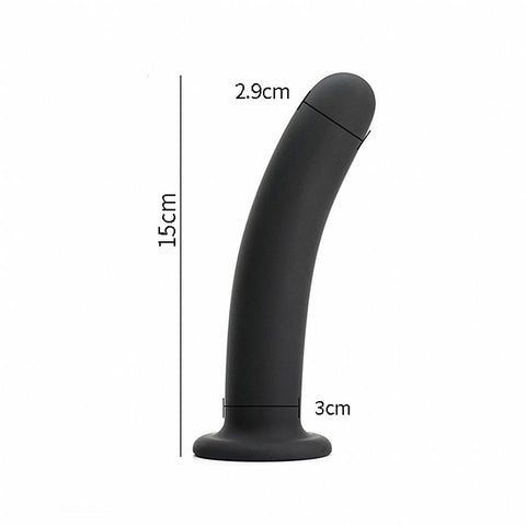 Plug Anal Reto com Ventosa 15x3cm - 8645