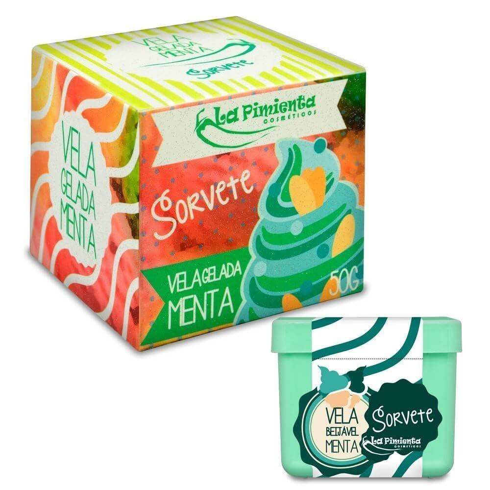 Vela Beijável Refrescante Menta 50G -L313