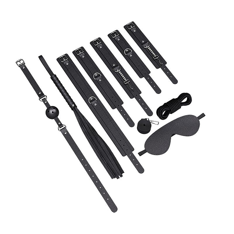 Kit Sado com 8 itens em couro ecológico - 8615