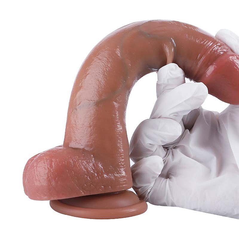 Pênis Realístico em Silicone Líquido - 21,6x3,6cm - 8839