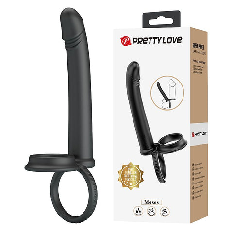 Anel Companheiro com Plug Anal - Moses - 9024