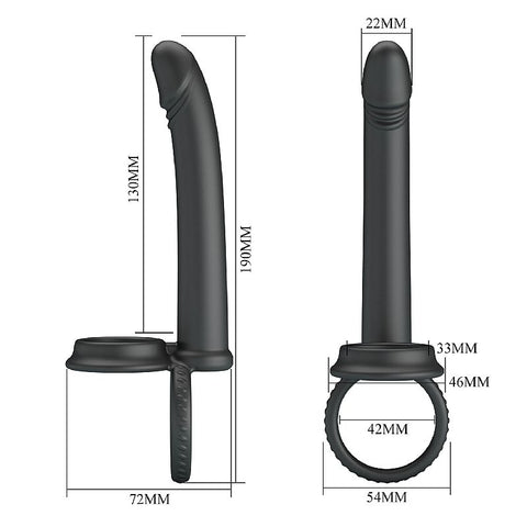 Anel Companheiro com Plug Anal - Moses - 9024