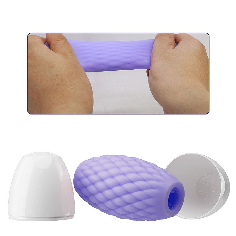 Masturbador Egg Twister - Clicker texturizado e vazado