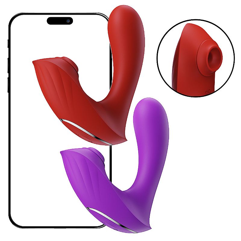 Vibrador de Ponto G com Pulsação - Aplicativo - 8732