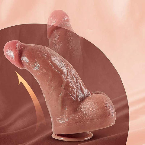 Pênis Realístico Vai e Vem, Rotativo e Aquecimento - 8832