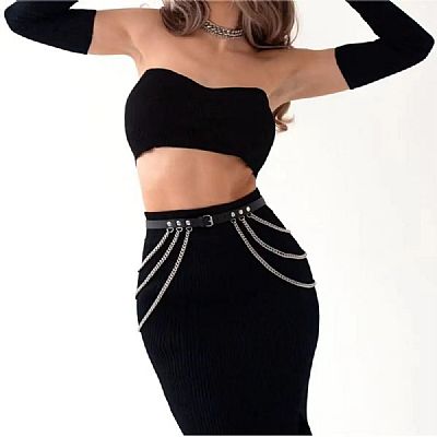 Harness - Cinto com Detalhes em Correntes 4 - 9336