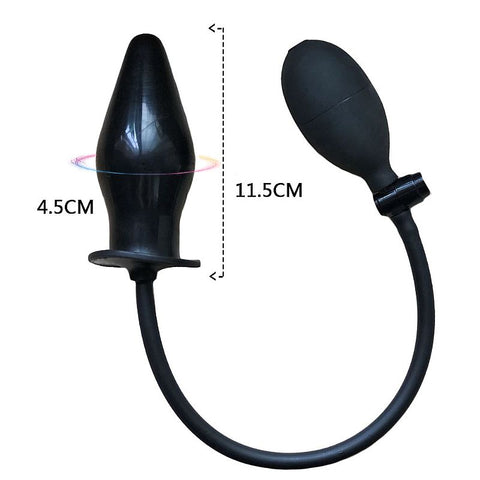 Plug Anal Silicone Inflável - 11.5X4.5 - 9248