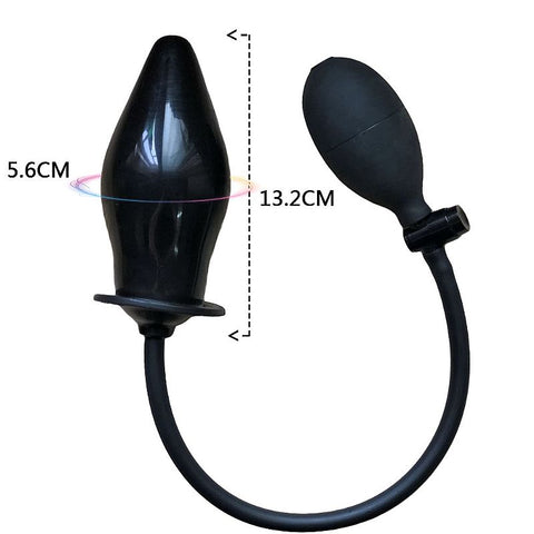 Plug Anal Silicone Inflável - 11.5X4.5 - 9248