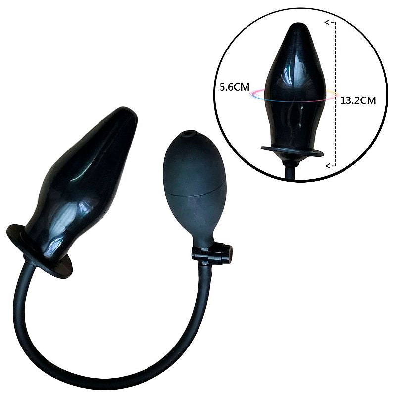 Plug Anal Silicone Inflável - 11.5X4.5 - 9248