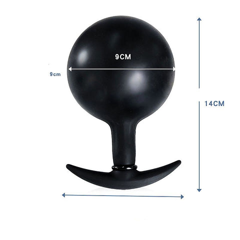 Plug Anal Silicone Inflável - 8.0 X 3.0 - 9254
