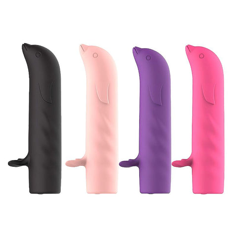 Vibrador de Ponto G - Golfinho Recarregável Tina - 8731