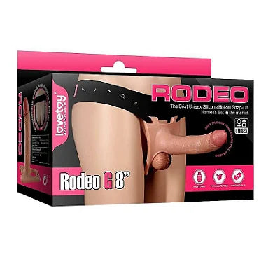 Capa Ultra Realística Com Cinta Peniana - Rodeo G8