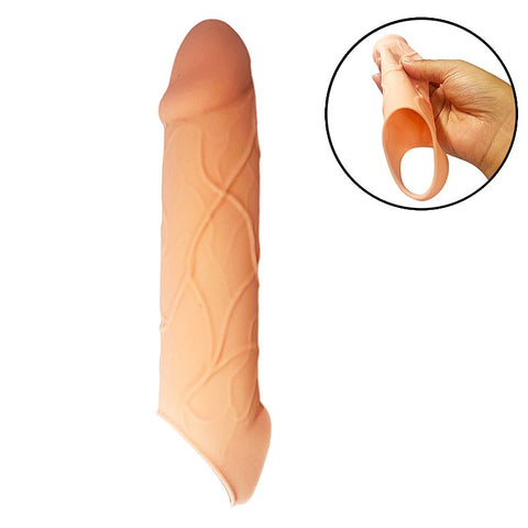 Capa Peniana com Anel de Silicone - 18,0 x 4,0cm - 9697
