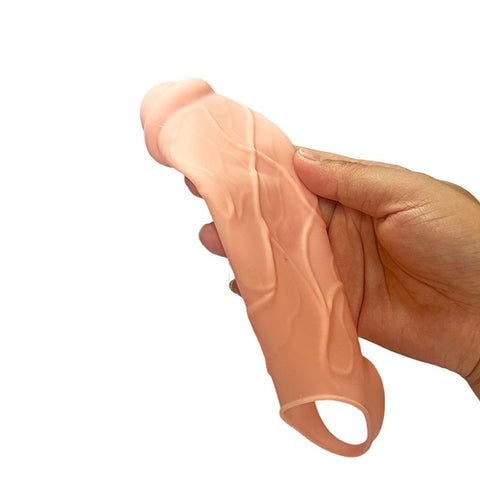 Capa Peniana com Anel de Silicone - 18,0 x 4,0cm - 9697