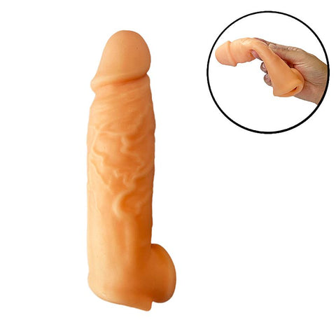 Capa Peniana com Anel de Silicone 18x4cm - 9701
