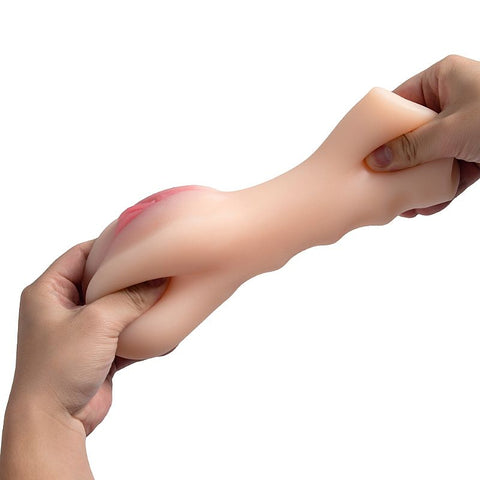 Masturbador Masculino Formato Vagina e Ânus - 16,5x9cm - 9786