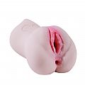 Masturbador Vagina e Ânus com Boca - 17,5x7,5cm - 9787