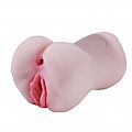Masturbador Vagina e Ânus com Boca - 17,5x7,5cm - 9787