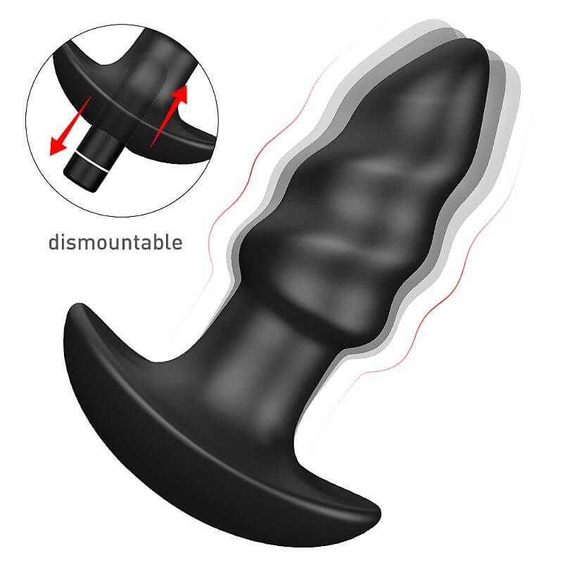 Plug Anal Com Vibração Recarregável -6906