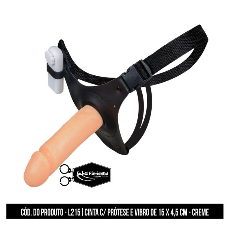 Prótese Com Cinta E Vibro - 15X4,5Cm -L215