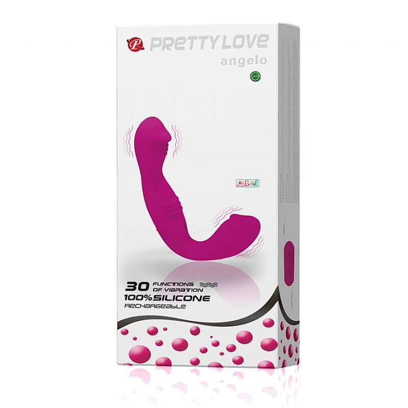 Strapless - Dupla Penetração Com 30 Vibrações - Pretty Love Angelo