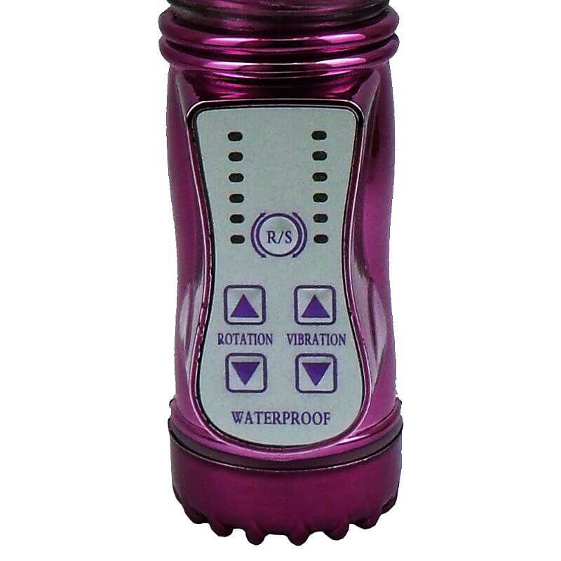 Vibrador Bi Rotativo Vai E Vem Recarregável