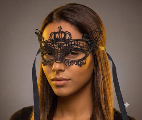 Máscaras de Renda Sexy Feminina Fantasia Baile Festa