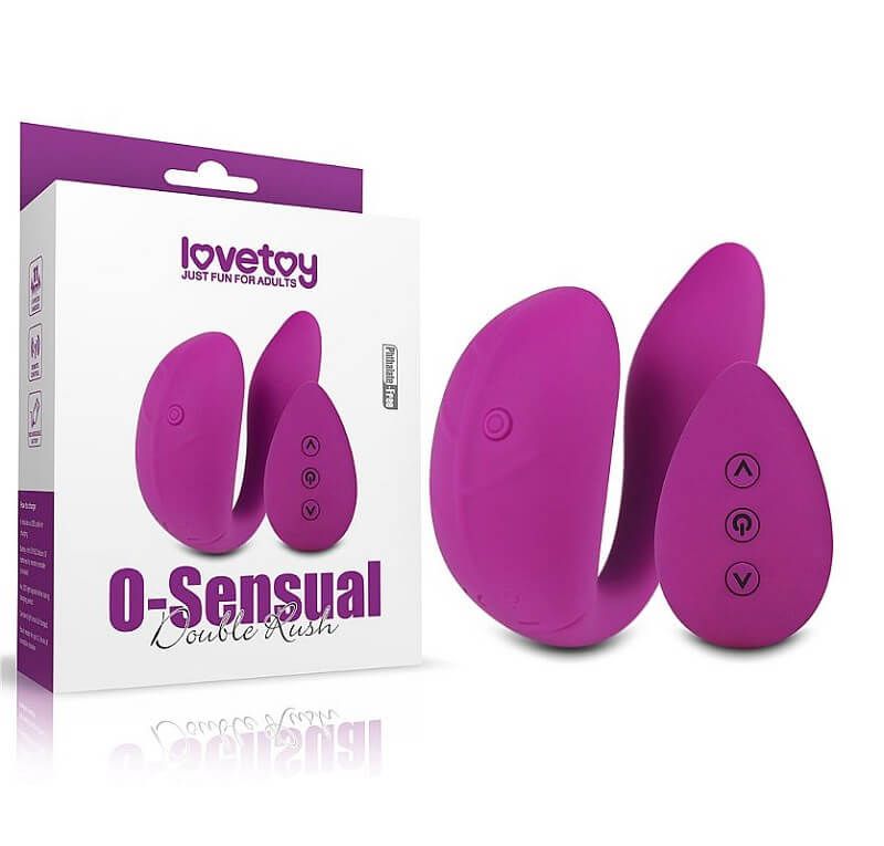 Vibrador De Casal Double Rush - Lovetoy -6553