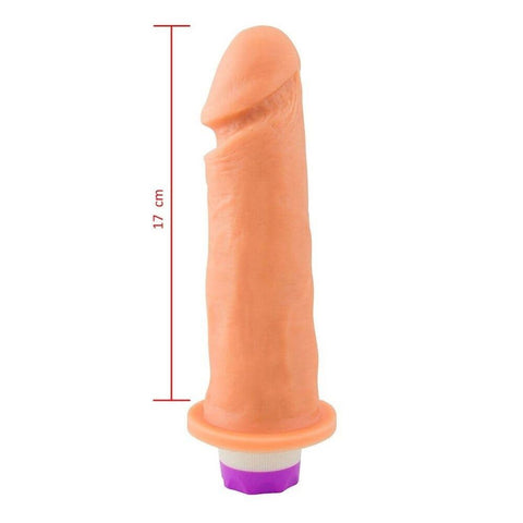 Pênis Realístico Com Vibração 18X4,5 -Pc014