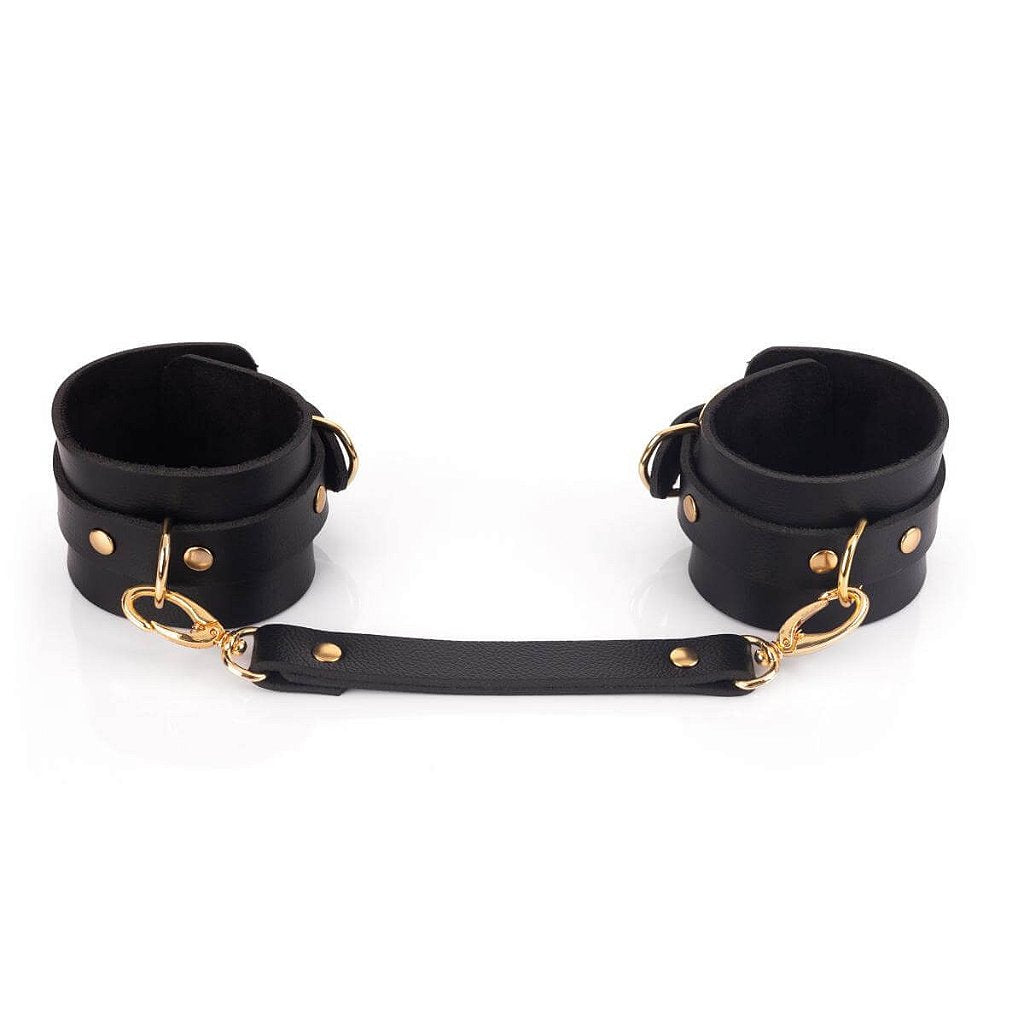 Algema / Bracelete Em Couro Ecológico -Ns147