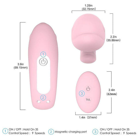 Vibrador Golfinho Duplo Para Casais - 5790