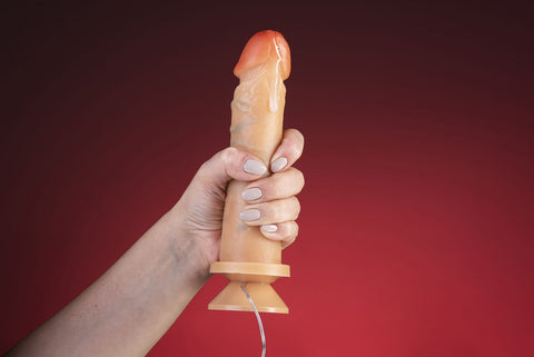 Pênis Pintado a Mão Vibro 17x4,2cm - PVUR022