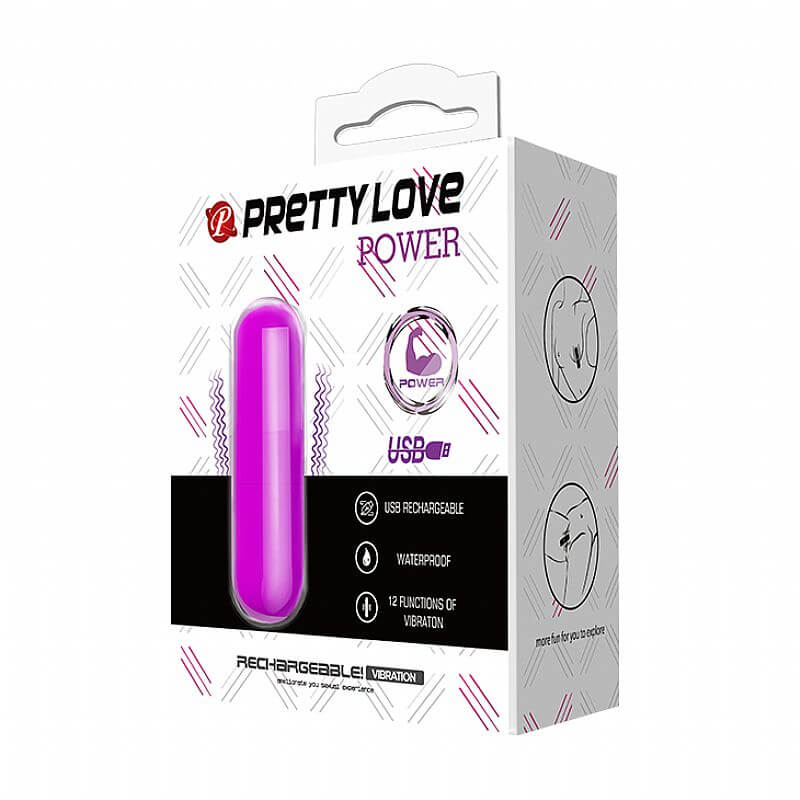 Vibrador Cápsula Recarregável 12 Modos -5916