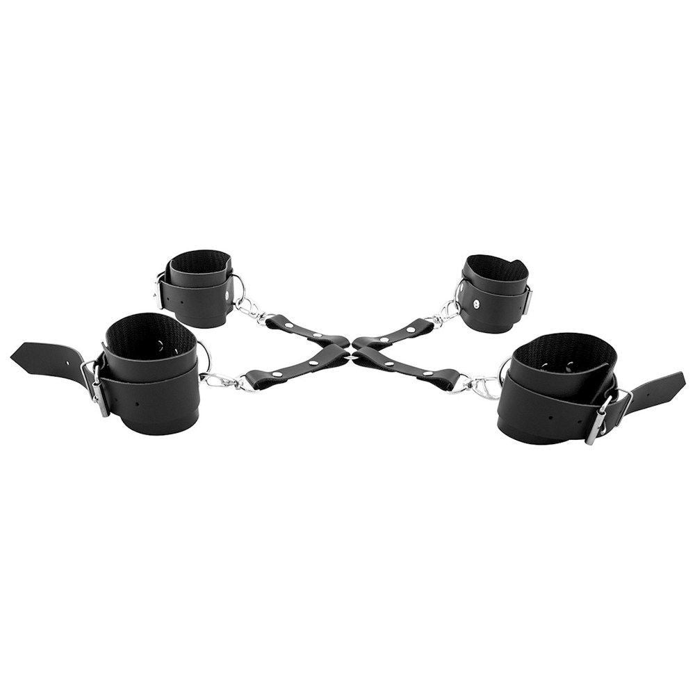Kit Amarra Em X - Algema E Tornozeleira