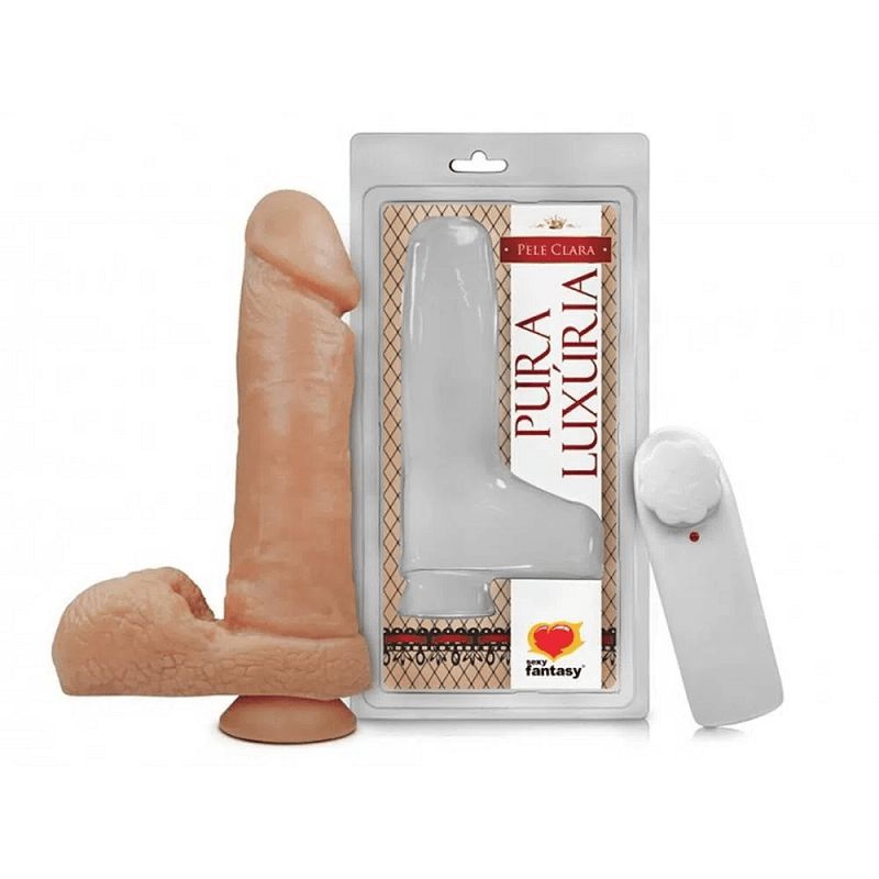 Prótese Ventosa E Vibro 20,5X4,7Cm -Pv030