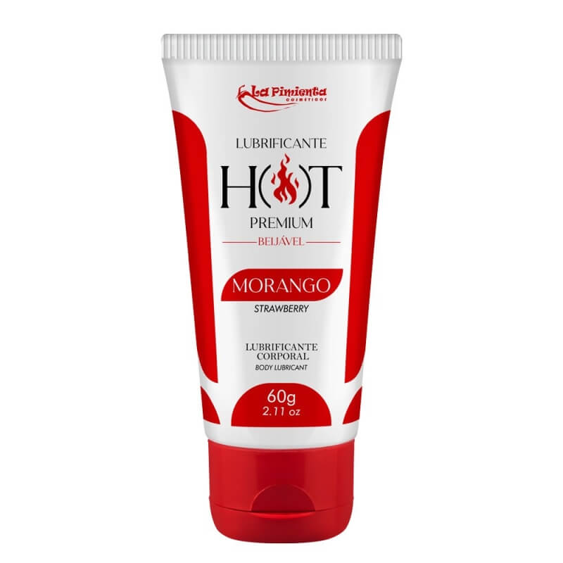 Lubrificante Hot Premium Com Sabor 60G